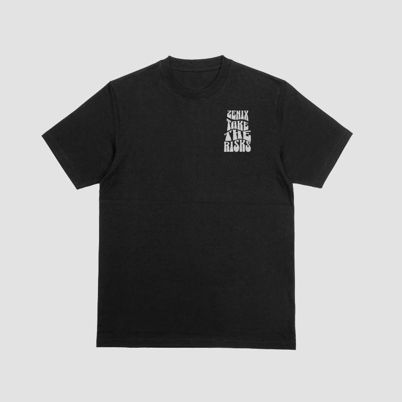 Zenix black "Take the risks" T-Shirt 