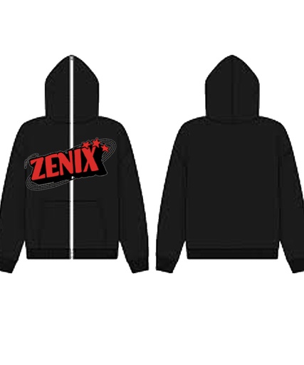 Black & Red Zenix tracksuit