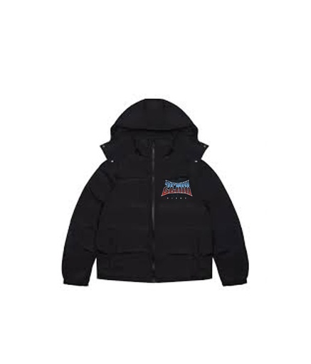 Black Zenix puffer jacket